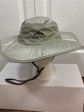 Arctic Unisex Wide Brim Sun Hat Reflective Mesh Vented Hiking Fishing